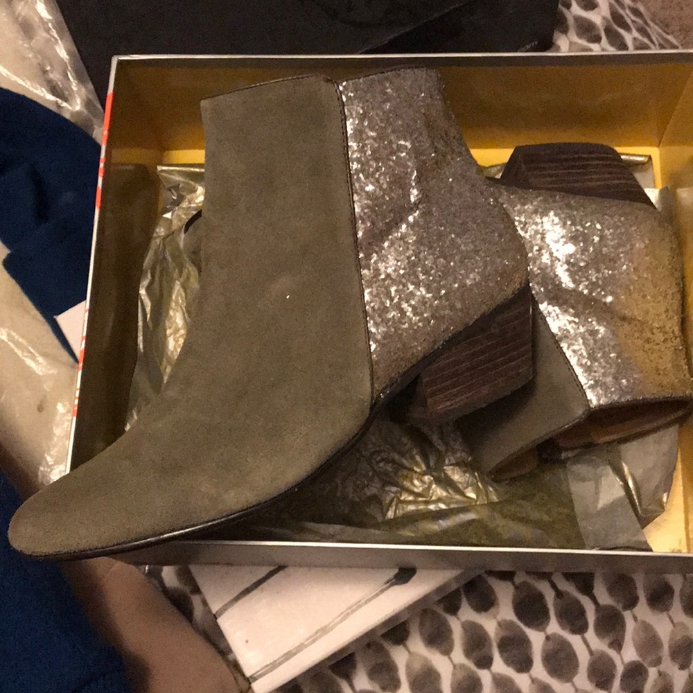 Kelsi Dagger sparkly booties